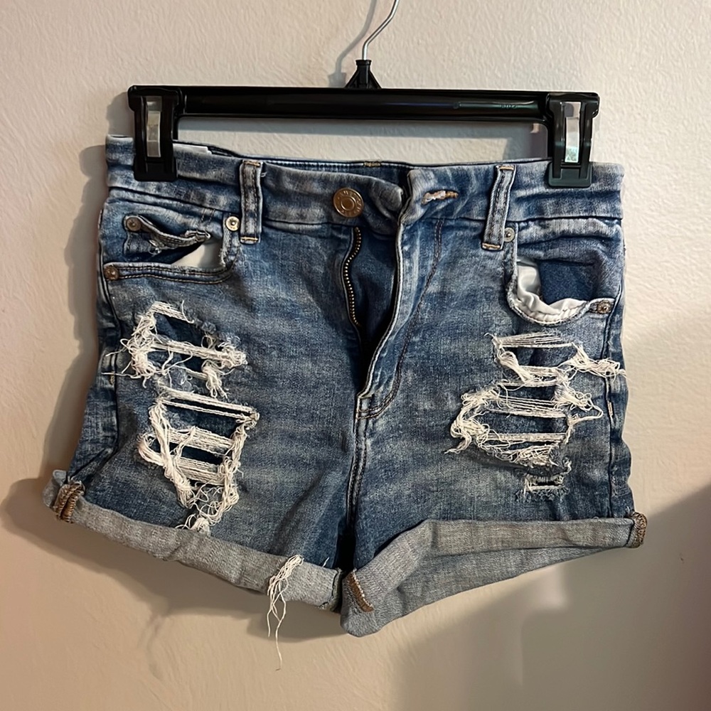 High rise American Eagle jean shorts